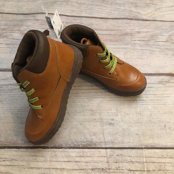 OshKosh B'gosh Other - OshKosh B'Gosh Brown Lace Up Boots, Size Little Kid's 12, New with Tags!